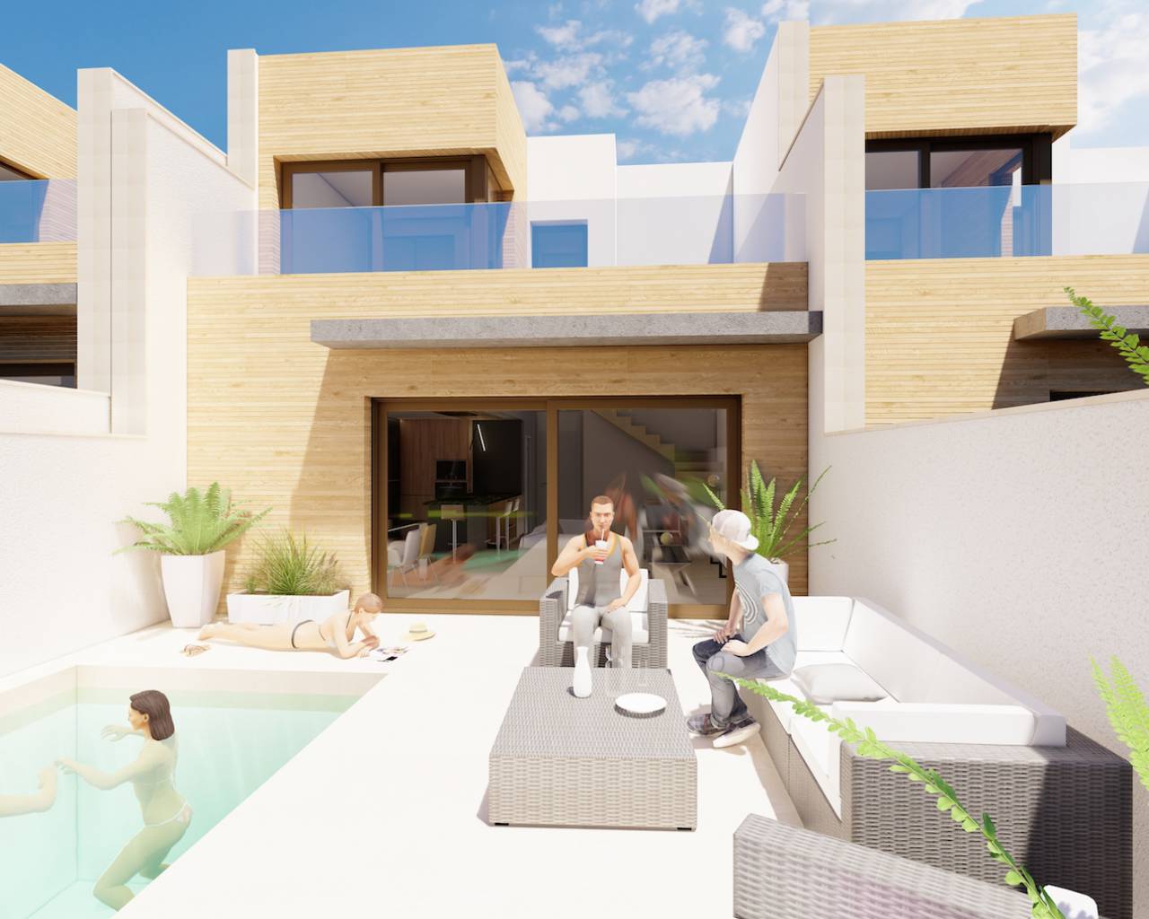 Új építésű ingatlan - Ikerház - Algorfa - La Finca Golf