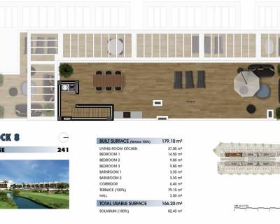 Új építésű ingatlan - Penthouse - Los Alcázares - Serena Golf