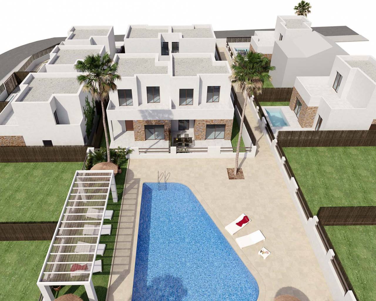 Új építésű ingatlan - Sarokház - Orihuela Costa - Villamartin Golf