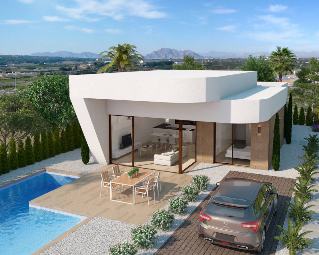 Új építésű ingatlan - Villa - Benijófar