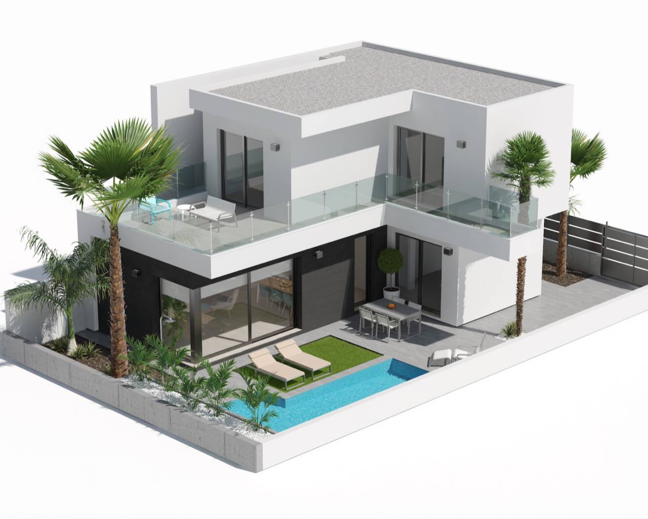 Új építésű ingatlan - Villa - Los Alcazares - Roda Golf