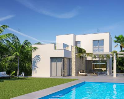 Villa à vendre en première ligne du terrain de golf Lo Romero à Pilar de la Horadada, Alicante, Espagne