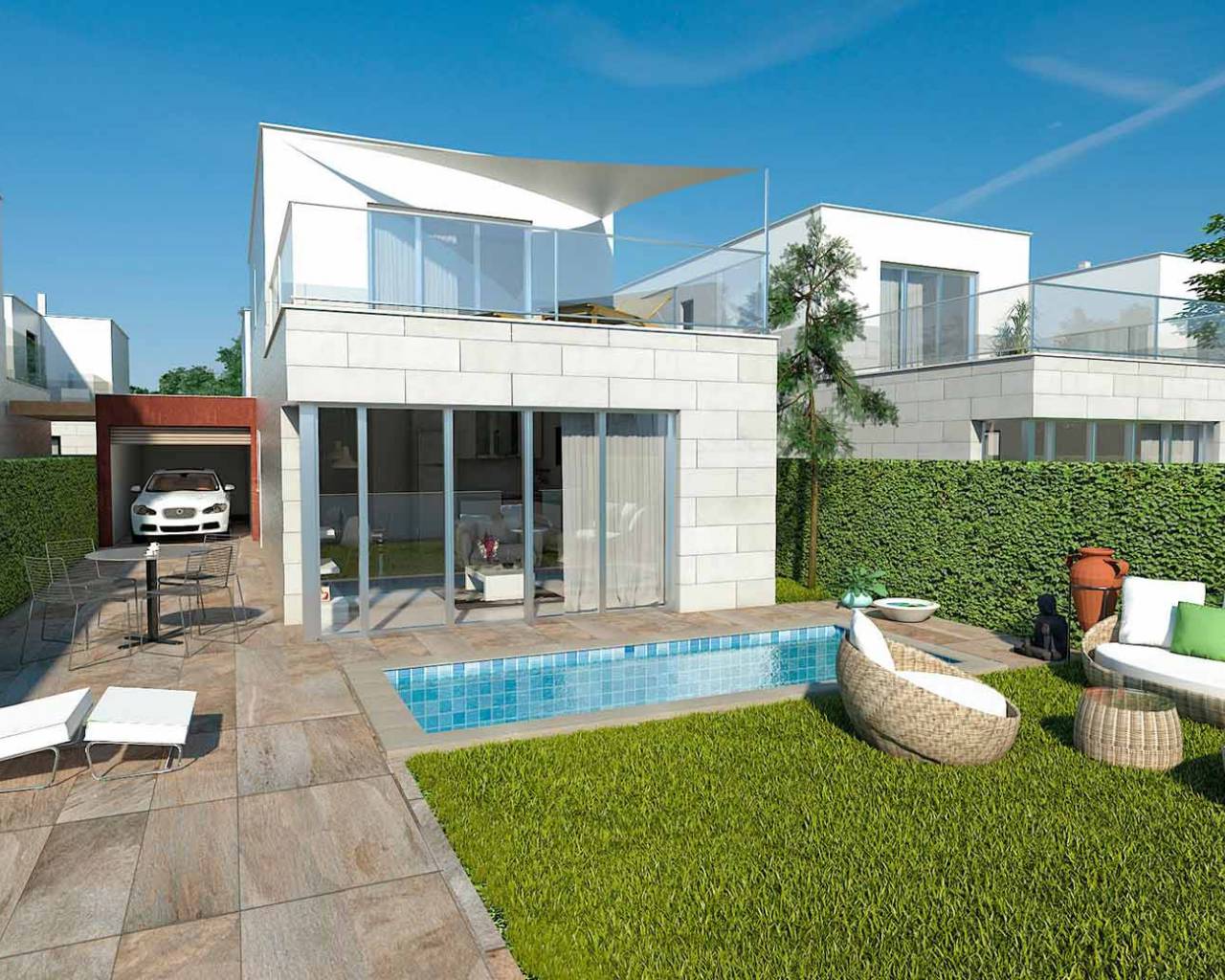 Villa avec piscine à vendre à Los Alcazares 
