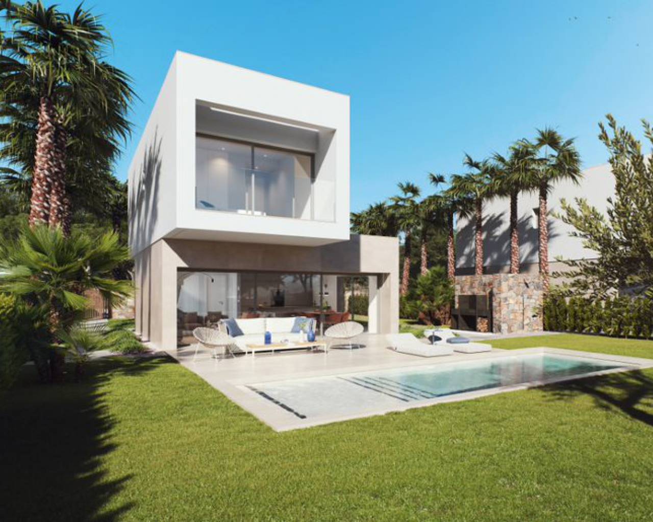 Villa de luxe moderne avec piscine à vendre à Las Colinas Golf, Orihuela Costa, Alicante, Espagne
