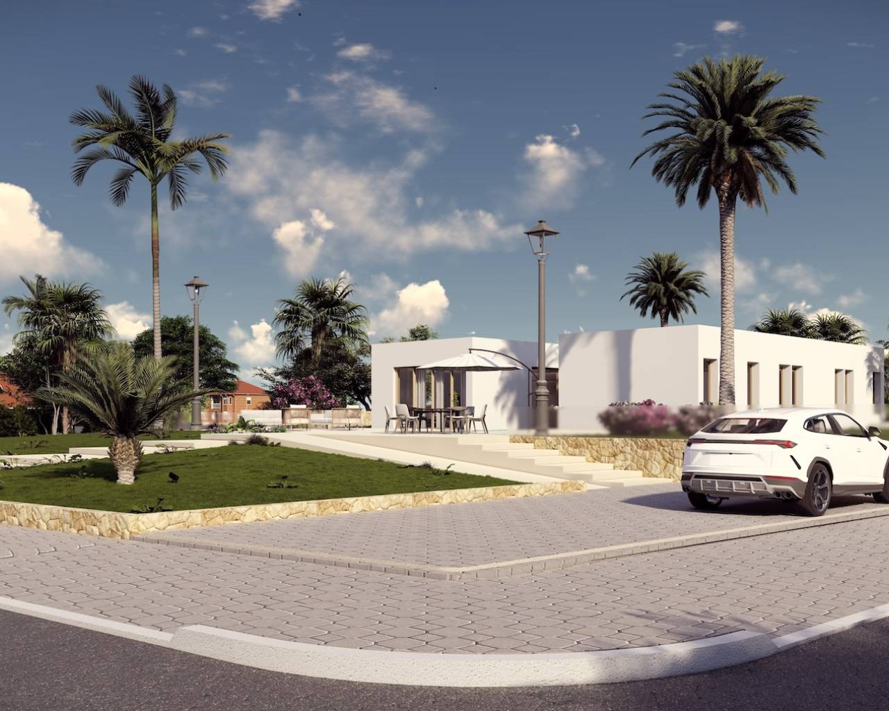 Vrijstaande villa - Nieuwbouw - Orihuela Costa - Villamartin