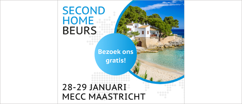 Visit us for free at the Second Home exhibition in Maastricht