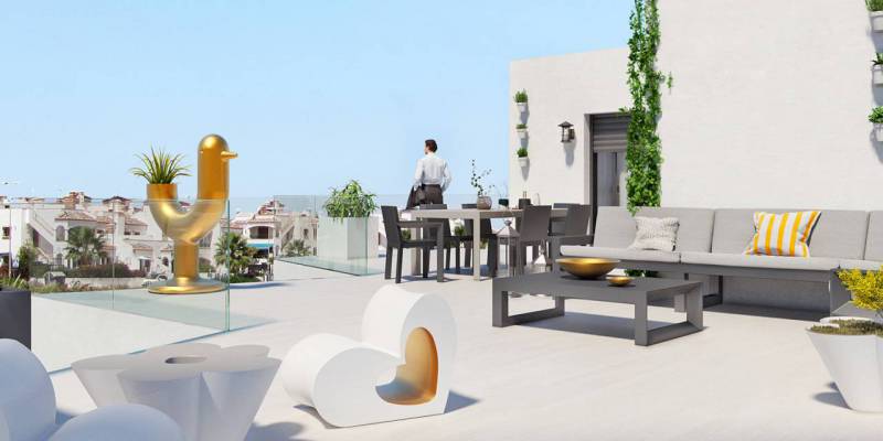 De voordelen van wonen in een penthouse wat te koop staat in Villamartin Golf