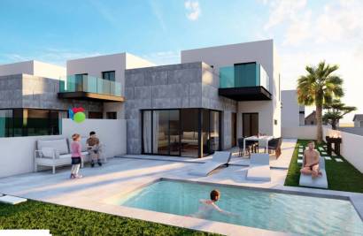 Javítsa életminőségét ebben a lenyűgöző modern villa eladó Torreviejában