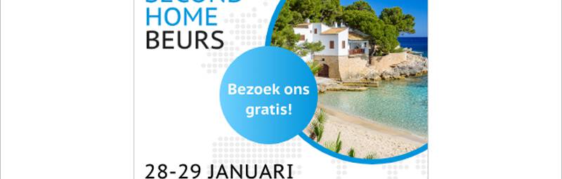 Visit us for free at the Second Home exhibition in Maastricht