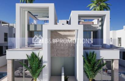 El elegante diseño moderno de este dúplex de nueva construcción en venta en Rojales no te dejará indiferente