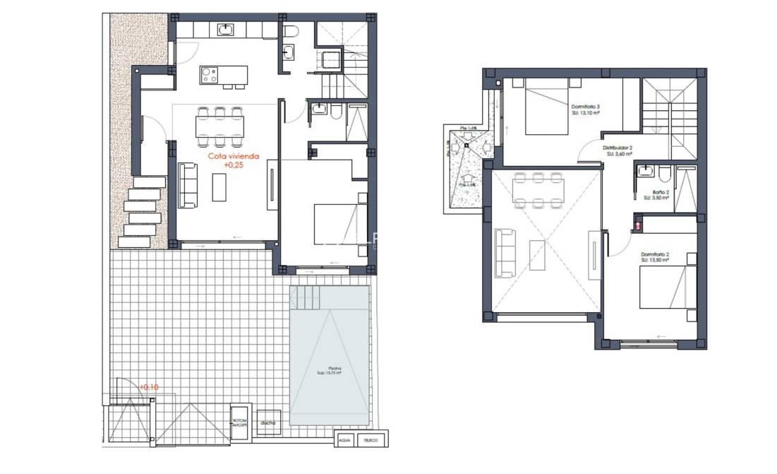 Neubauimmobilien - Reihenhaus / Duplex -
Daya Vieja