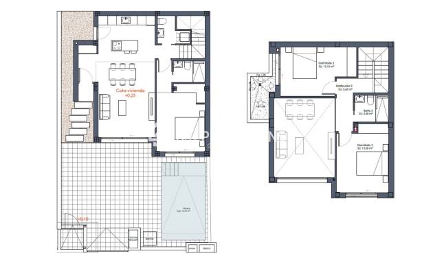 Neubauimmobilien - Reihenhaus / Duplex -
Daya Vieja