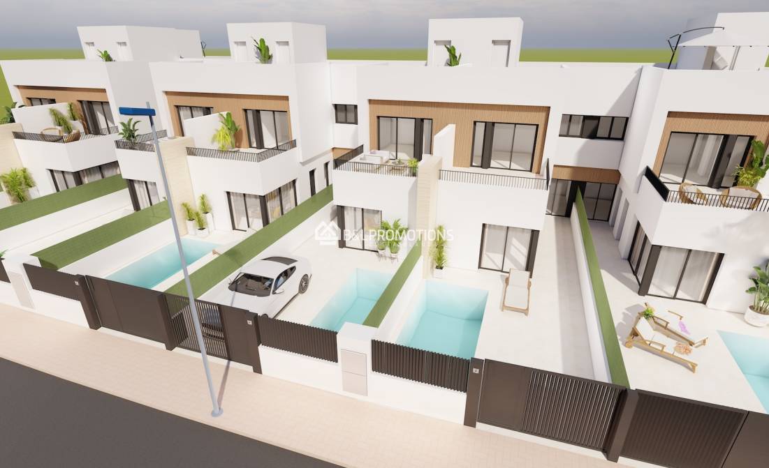 Nueva construcción - Chalet pareado -
San Javier - Santiago de la Ribera