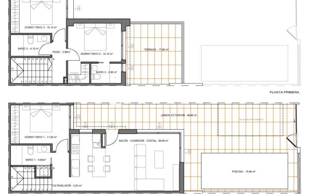 Nueva construcción - Chalet pareado -
San Javier - Santiago de la Ribera