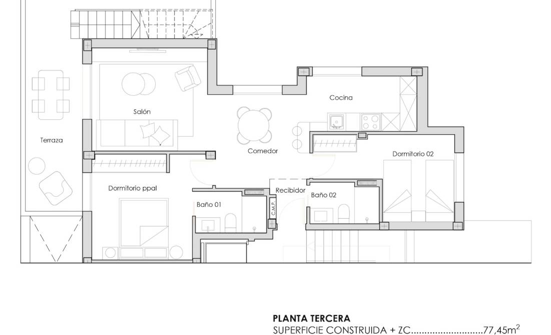 Nueva construcción - Apartamento -
Torre Pacheco - Santa Rosalia