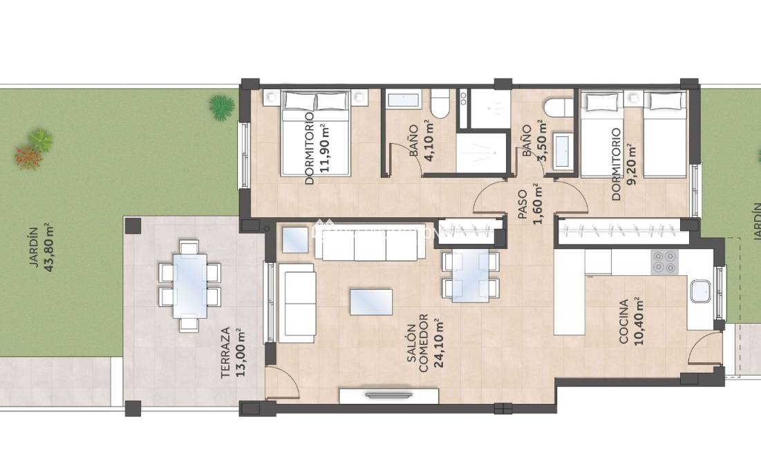 Nouvelle construction - Bungalow -
San Miguel de Salinas