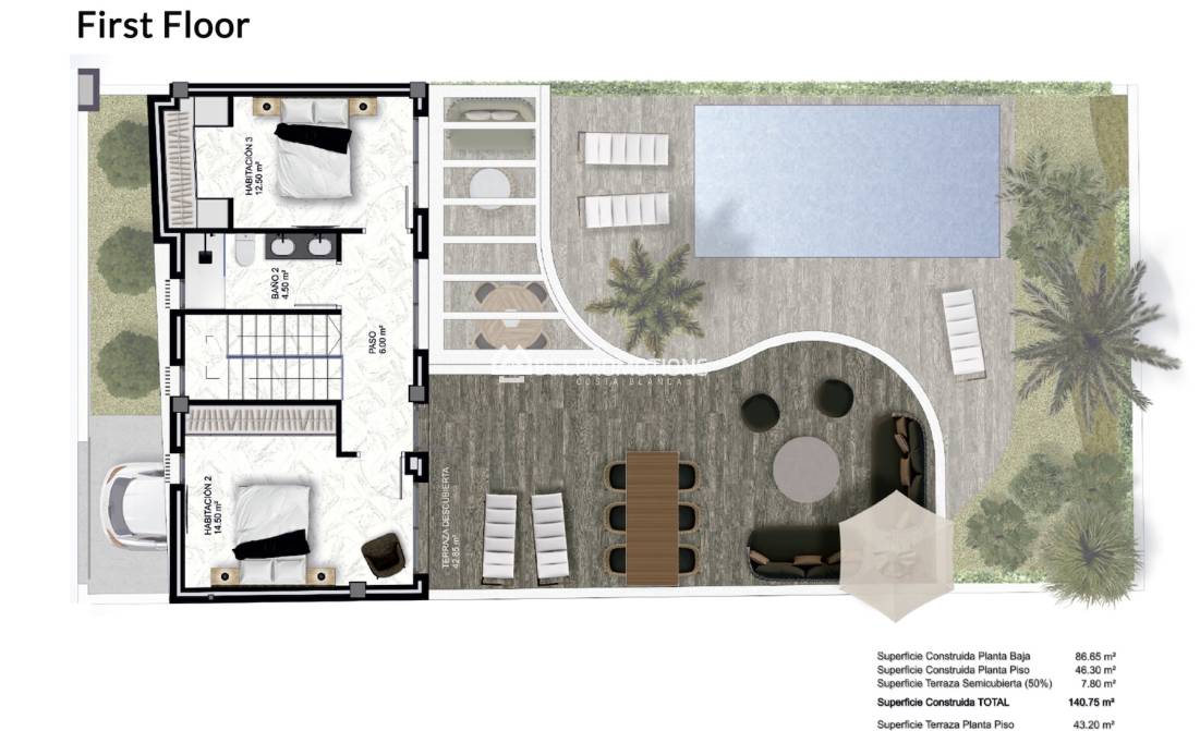 New build - Semi detached villa -
Heredades