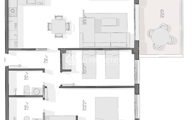 Nouvelle construction - Appartement -
Aguilas - Terrazas de Levante