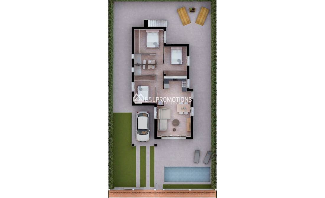 Nueva construcción - Chalet independiente -
Los Alcázares - Serena Golf