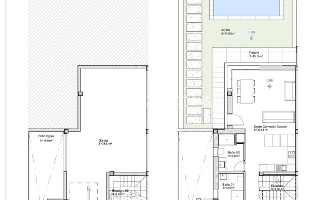 Nieuwbouw - Vrijstaande villa -
Los Alcazares