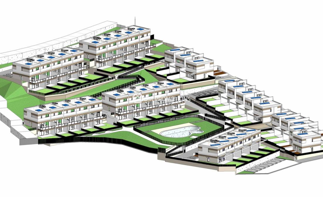 Új építésű ingatlan - Sorház / Duplex -
Finestrat