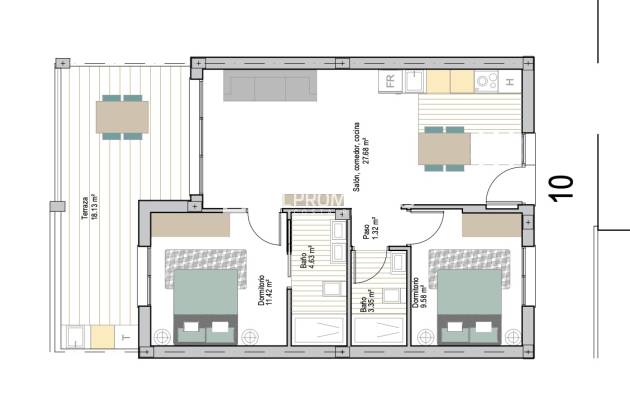 Nueva construcción - Apartamento -
Torre Pacheco - Dolores