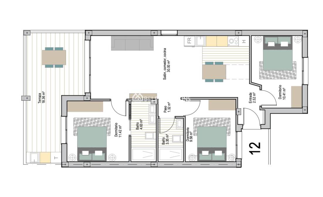 Nueva construcción - Apartamento -
Torre Pacheco - Dolores