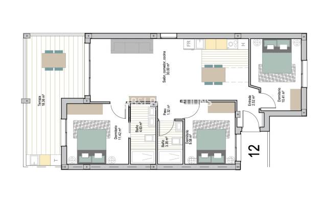 Nueva construcción - Apartamento -
Torre Pacheco - Dolores