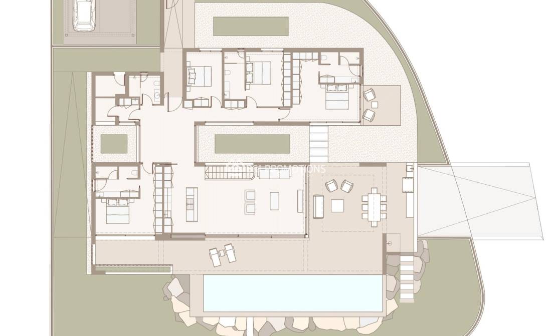 Nueva construcción - Chalet independiente -
Orihuela Costa - Las Colinas Golf