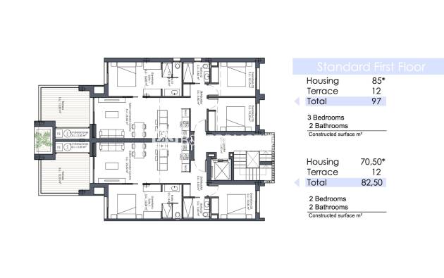 Nueva construcción - Apartamento -
Los Alcázares - Serena Golf