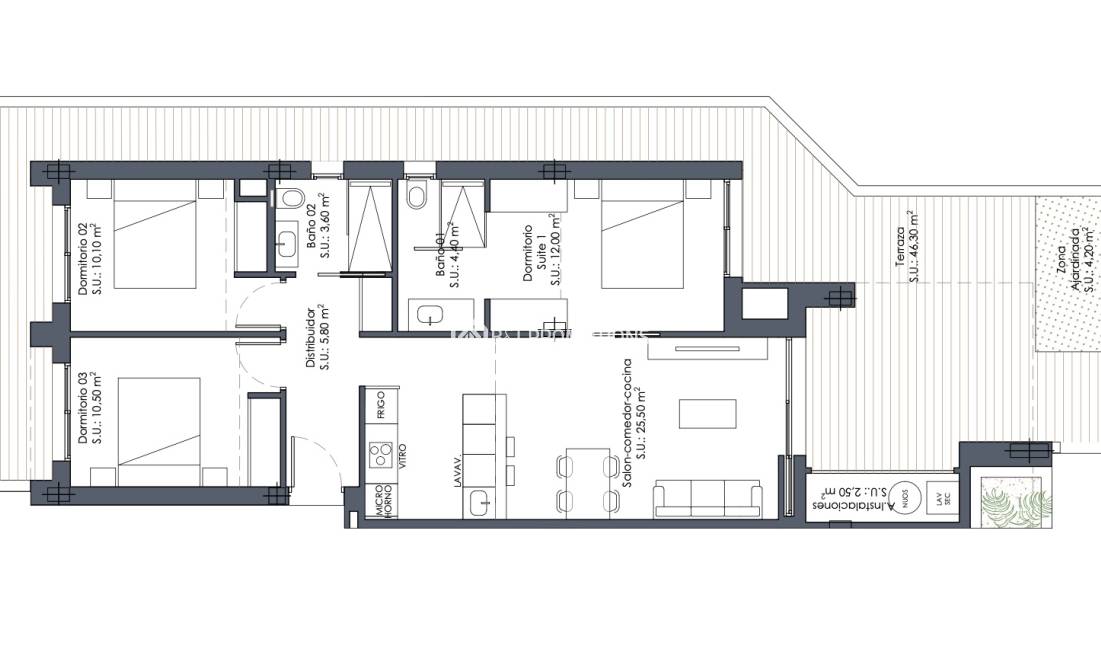 Nueva construcción - Apartamento -
Los Alcázares - Serena Golf