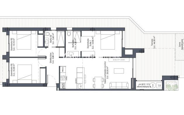 Nueva construcción - Apartamento -
Los Alcázares - Serena Golf