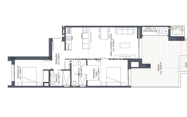 Nueva construcción - Apartamento -
Los Alcázares - Serena Golf