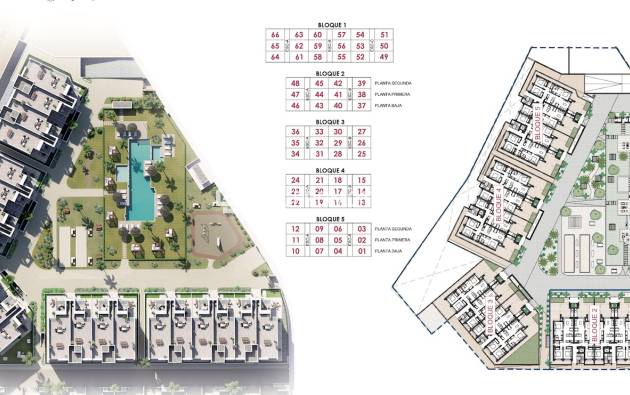 Neubauimmobilien - Quattrohaus -
Los Alcázares - Serena Golf