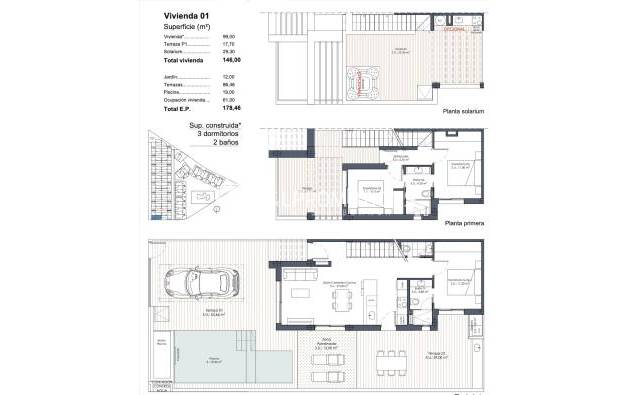 Neubauimmobilien - Quattrohaus -
Los Alcázares - Serena Golf