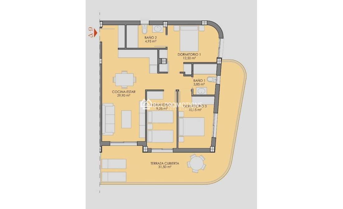 Nueva construcción - Apartamento -
Los Alcázares - Serena Golf