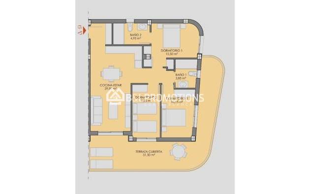Nueva construcción - Apartamento -
Los Alcázares - Serena Golf