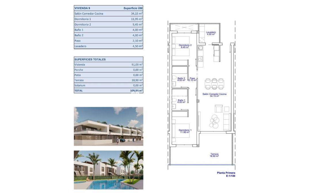 Nieuwbouw - Appartement -
Pilar de la Horadada