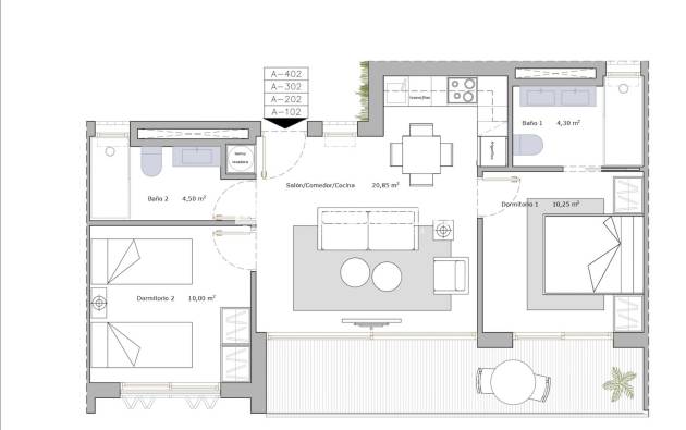 Új építésű ingatlan - Apartman -
San Pedro del Pinatar - Lo Pagan