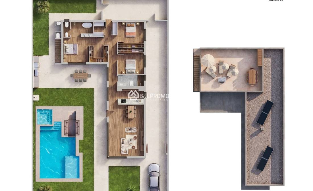 Nueva construcción - Chalet independiente -
Sucina - Centro