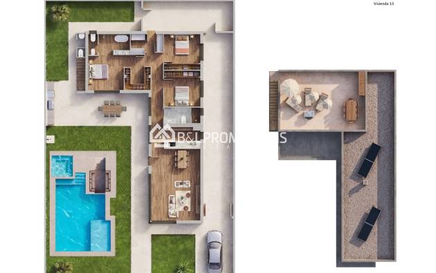 Nueva construcción - Chalet independiente -
Sucina - Centro