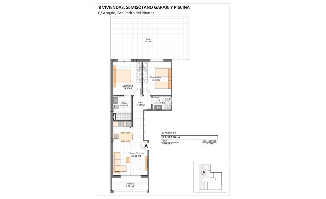 New build - Apartment -
San Pedro del Pinatar - Lo Pagan
