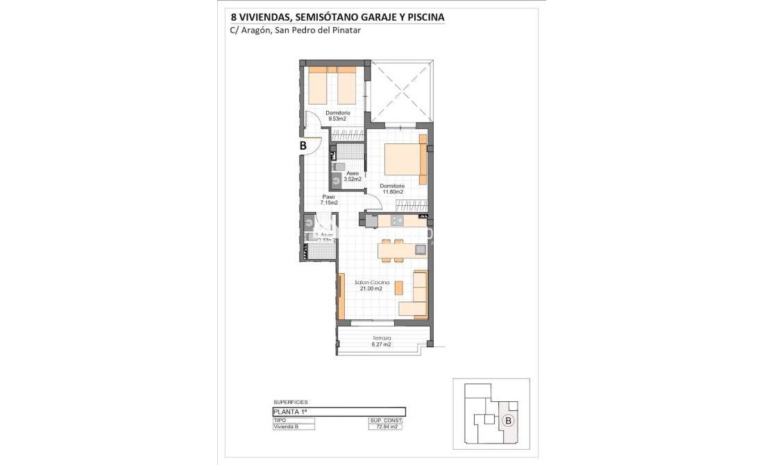 New build - Apartment -
San Pedro del Pinatar - Lo Pagan