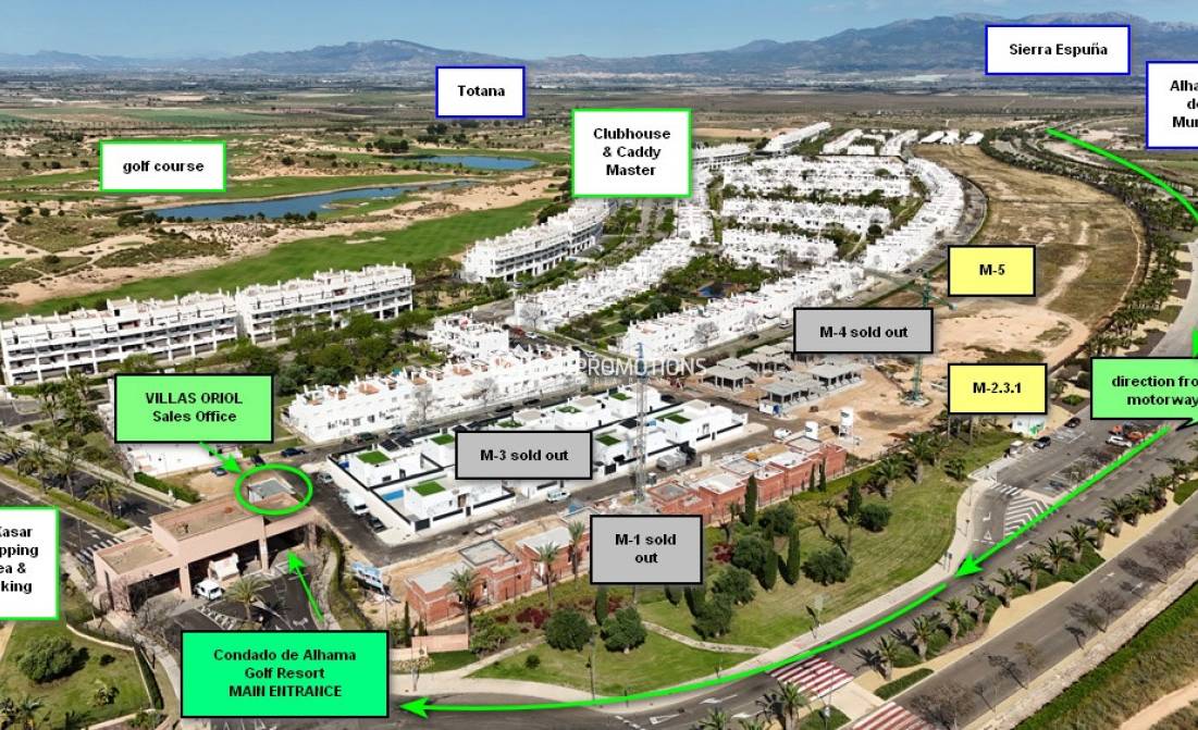 Nueva construcción - Chalet independiente -
Alhama - Golf