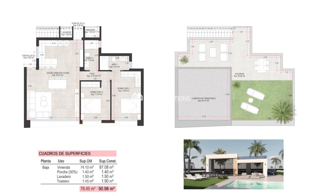 Nueva construcción - Chalet independiente -
Alhama - Golf