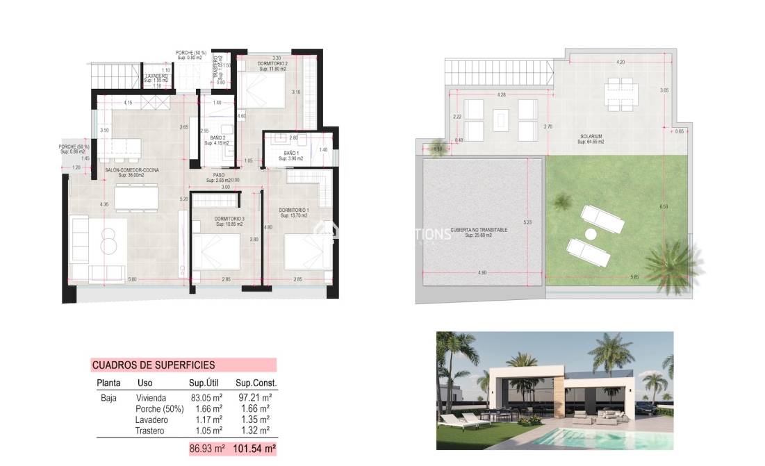 Nueva construcción - Chalet independiente -
Alhama - Golf