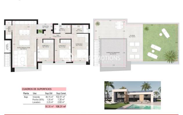 Nueva construcción - Chalet independiente -
Alhama - Golf
