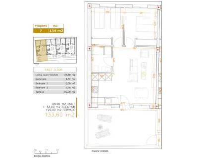 Új építésű ingatlan - Penthouse -
Orihuela Costa - El Galán