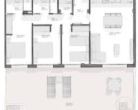 Nouvelle construction - Appartement -
Aguilas - Terrazas de Levante