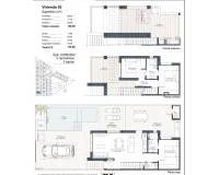 Neubauimmobilien - Quattrohaus -
Los Alcázares - Serena Golf